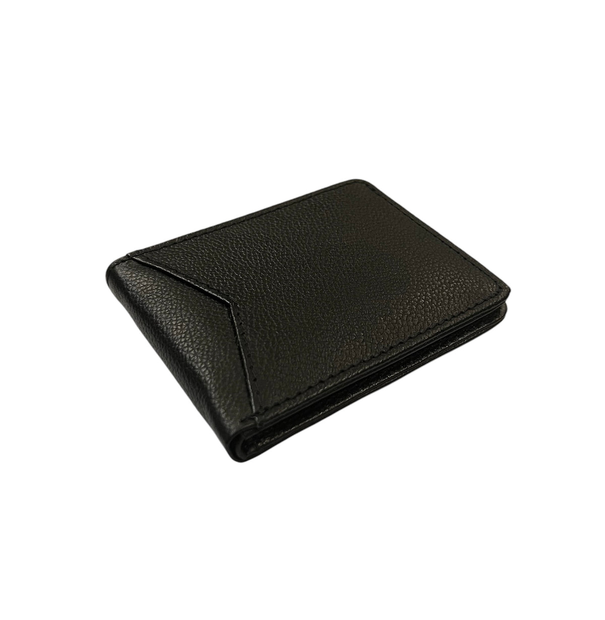Ignite Sideways Leather Wallet | Cow Leather | Black Color | 1 Cash Pocket | 5 Card Slots | 1 Outer Pocket