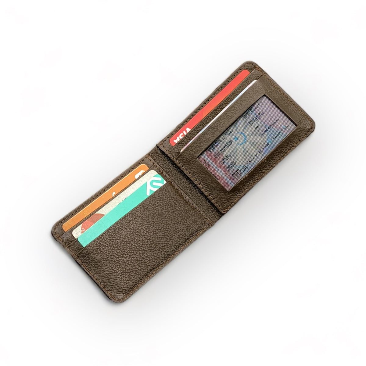  Ignite Sideways Leather Wallet | Cow Leather | Inside VIew | 1 Cash Pocket | 5 Card Slots | 1 Outer Pocket