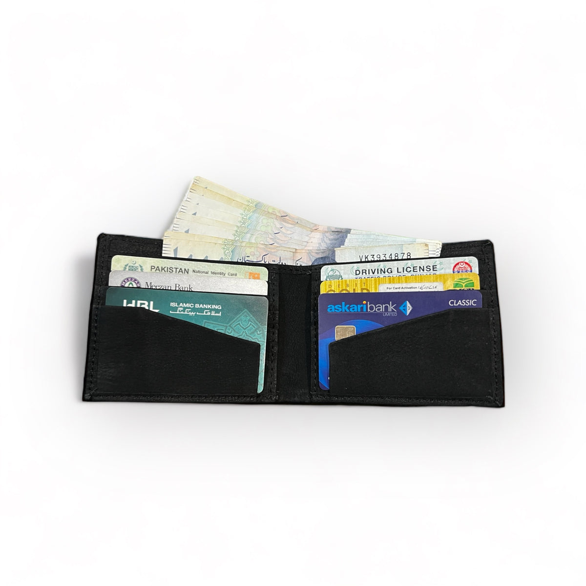 Velvet vista sideways wallet-100% leather