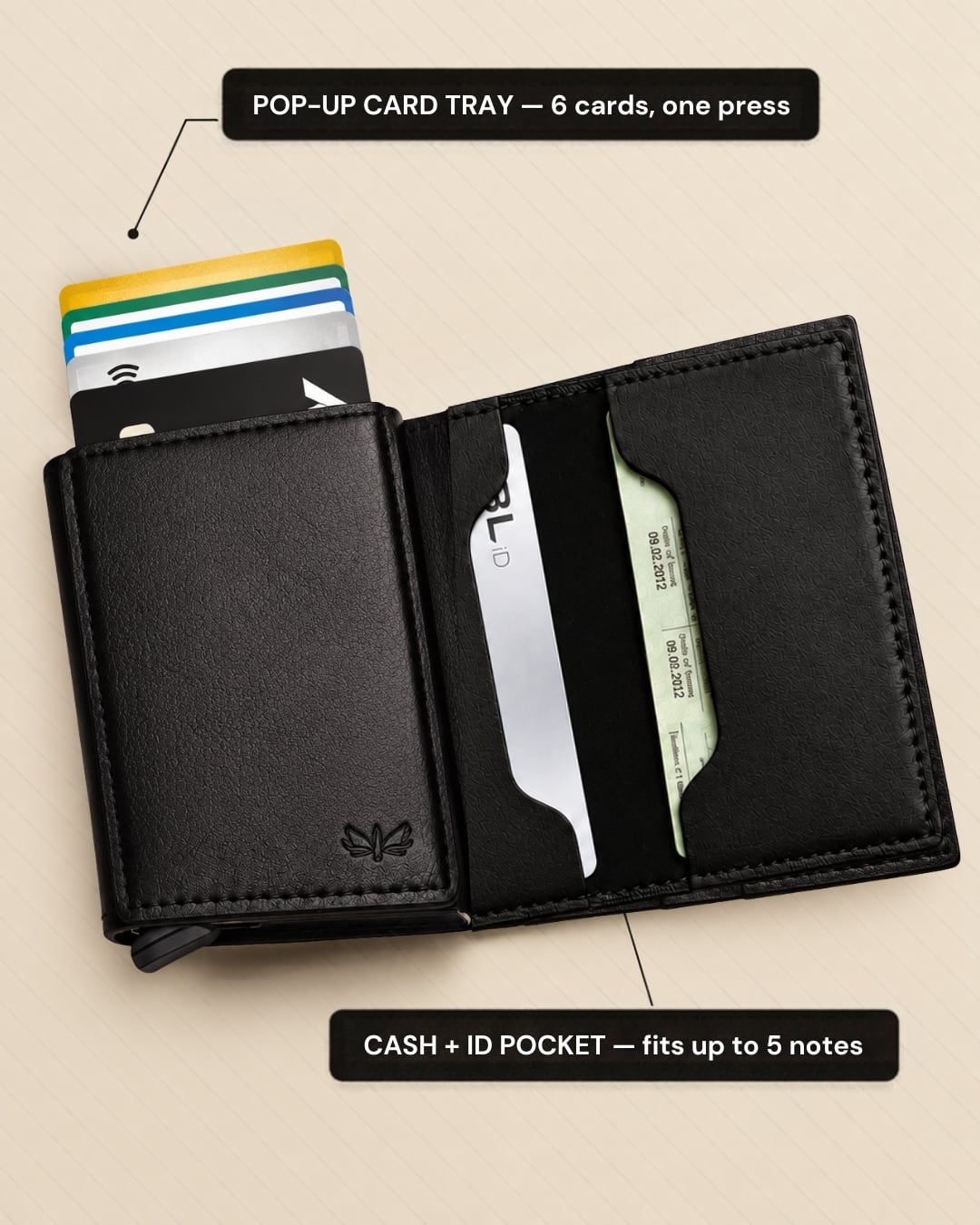 Sleekfolio RFID Cardholder - Premium PU Leather – image 1