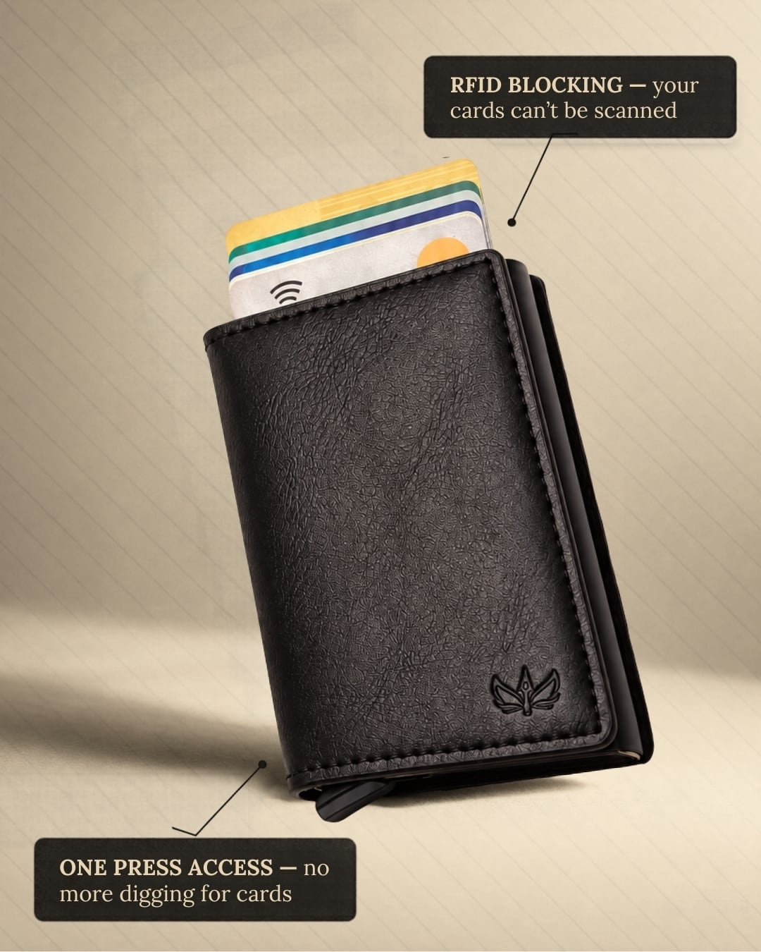 Sleekfolio RFID Cardholder - Premium PU Leather – image 2